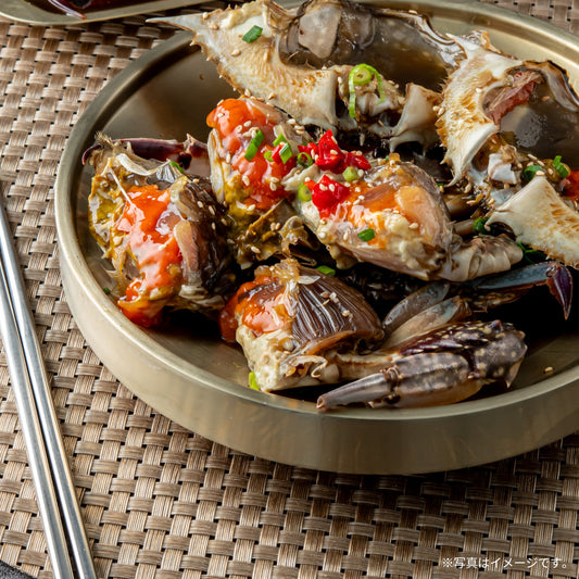 【8月15日入庫予定】カンジャンケジャン 1杯 400g 간장게장 (カニの重量:240g前後)
