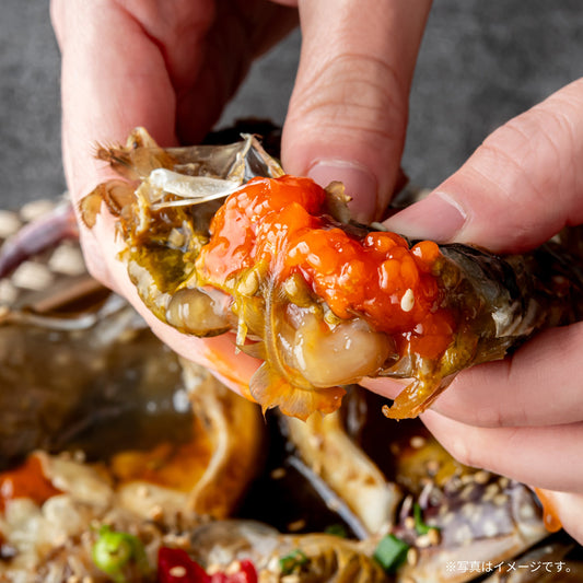 【8月15日入庫予定】カンジャンケジャン 1杯 400g 간장게장 (カニの重量：240g前後)